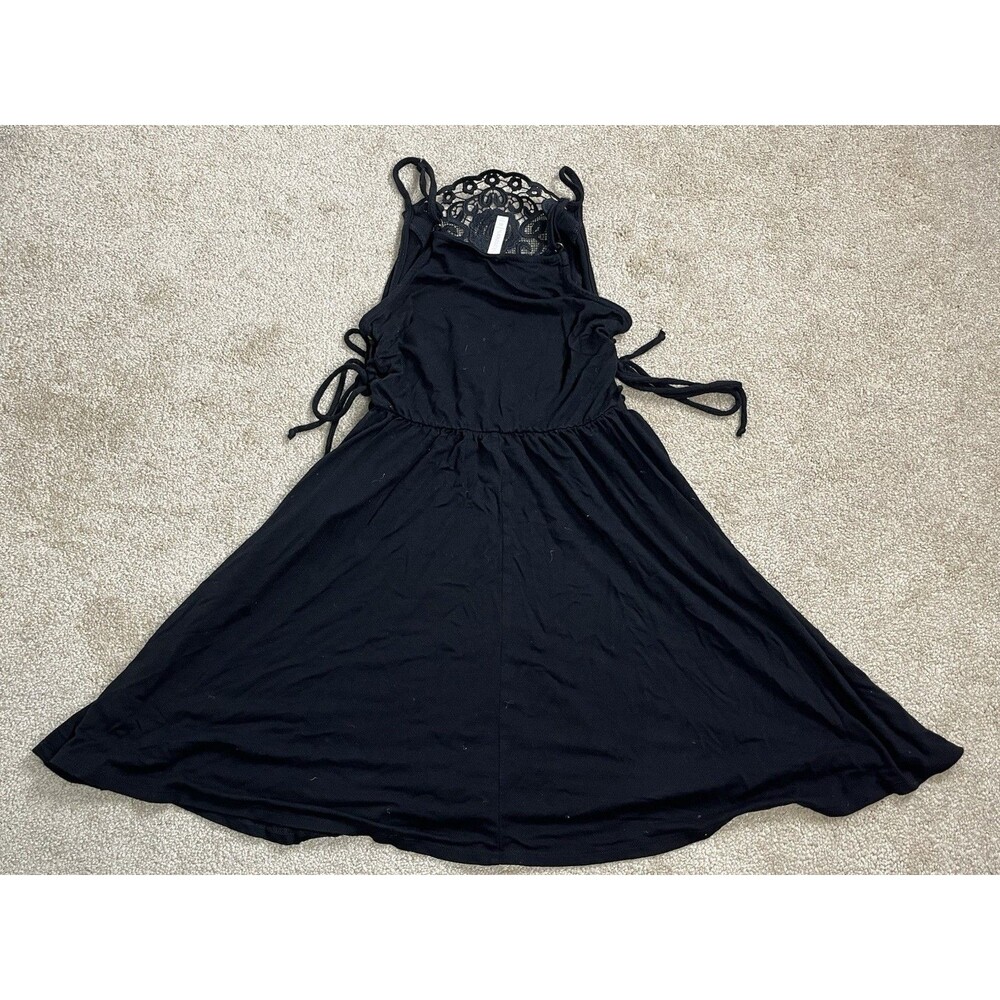 Xhilaration Black‎ Lace Mini Dress XS Whimsigoth Fairy Grunge Gothic Goth LBD